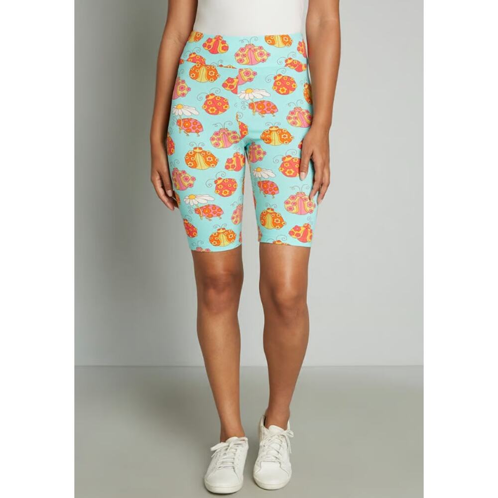 Modcloth x Marisol Muro City Cyclist Bike Shorts Lady Bug Women's Small Kawaii